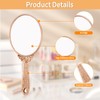 XPXKJ Hand Mirror Vintage Handheld Mirror with Handle Vanity Makeup