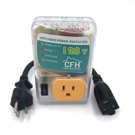 Heavy Duty 20-Amp 2400-Watt Appliance Surge Protector Smart Circuit Plug with Outlet Saver Power Cord