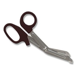 Bandages Utility Scissors, 16.5 cm, Pack of 10 scissors, Black color, trauma shears bandage utility scissors