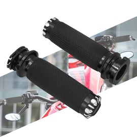 HCmotorku Motorcycle Handlebar Grips for 1" 25mm Hand Grips Fit for Harley Softail Dyna Touring Street Glide Road King Road Glide Electra Glide Sportster XL 883 1200