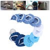 28Pcs Buffer Bonnets 4 Materials Polishing Waxers Pads Bonnet for