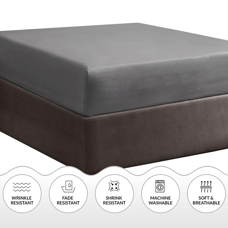 Lazzaro Home bed sheets Fitted sheet Extra Deep Pocket (40