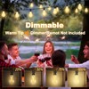 Porbench 75FT LED Outdoor String Lights with 35+3 Shatterproof Bulbs(Gourd