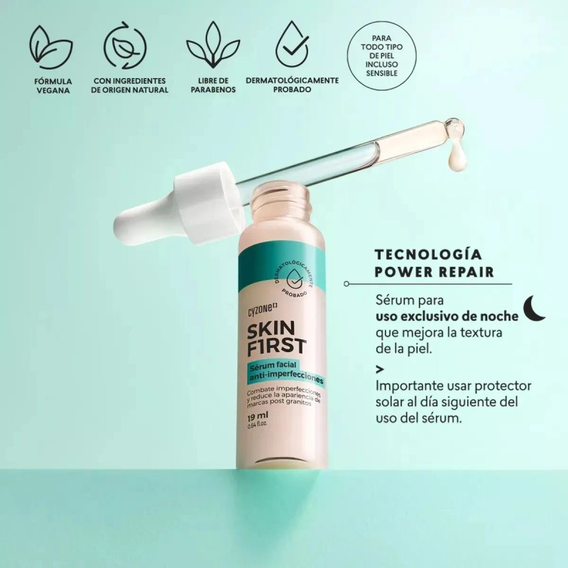Serum Facial Skin First Anti Imperfecciones Piel Perfecta