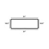 eparts.shop E-3C591-71010 Rear Lower Window Glass for Kubota M4-071HDC12, M4D-061HDC12,+
