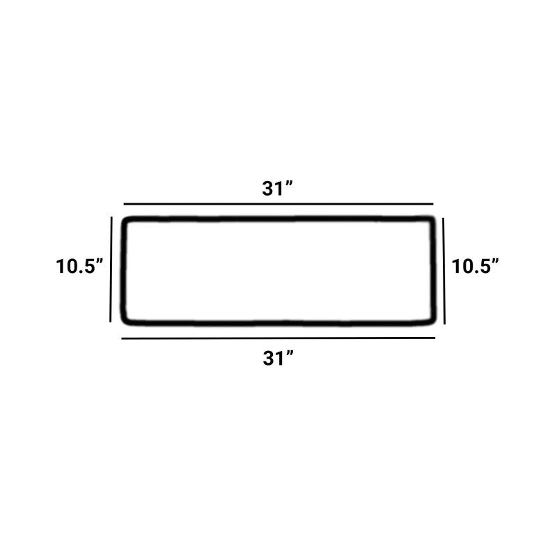 eparts.shop E-3C591-71010 Rear Lower Window Glass for Kubota M4-071HDC12, M4D-061HDC12,+