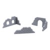 EnderToys Cobblestone Wall Set, Terrain Scenery for Tabletop 32mm Miniatures