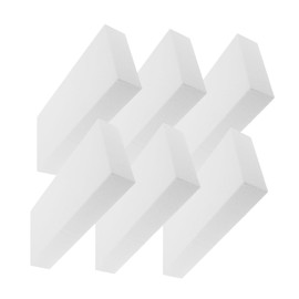 Hohopeti 6pcs High Density Foam Blocks DIY Kit Polystyrene Foam Bricks 30x15x5cm Great for Art Sculpting Packaging