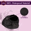 Red by Kiss Essential Super Large Waterproof Braid Shower Cap,
