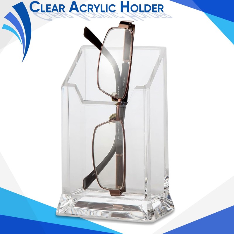 Home-X Acrylic Pen Holder – Multipurpose Clear Acrylic Makeup Brush