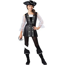 InCharacter Costumes Dark Pirate Costume, One Color, Small
