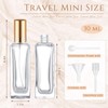 Domensi 60 Pcs 10/15/20/30 ml Perfume Travel Refillable Glass Bottles