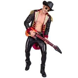 Widmann 60831 Kostüm Frack Costume Party Fashion Tailcoat, Multicoloured, S