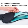 バックサポートベルト ウゴコーEX ネイビー×グリーン Lサイズ