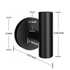 SOCONT Towel Hooks for Bathrooms Wall Mount, 6 Pack Matte