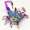 Sansukjai Scorpion Miniature Figurines Animals Hand Painted Blown Glass Art