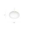 Mega Candles 24 pcs Unscented White Floating Candles, Hand Poured