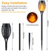 Awethone 12 Pack Solar Torch Lights Outdoor Flickering Flame -