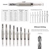 Hinge Drill Bit Self-Centring HSS Drill Bit 17 Pieces Hole