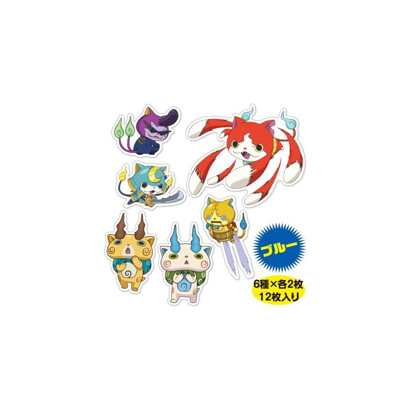 Yokai Watch Wall Sticker Blue