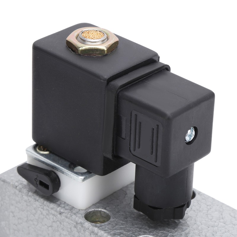 Electric Solenoid Valve G1/4in 2 Position 4 Way Square Single