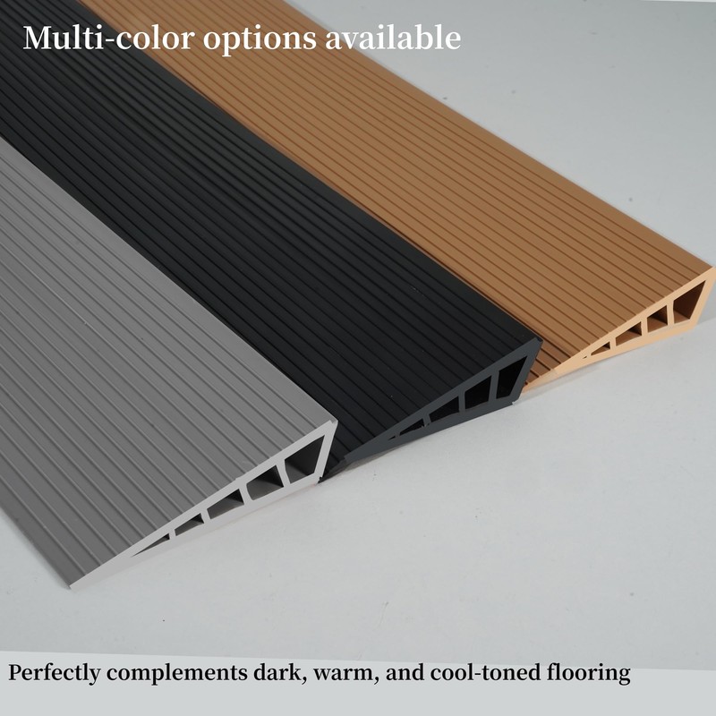 BEIEBIJOB 1" Rise Threshold Ramps for Doorways,Wheelchair Ramps for Home.