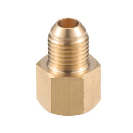 VekAuto Pressure Washer Connector, M14x1.5 Male and Female Adapter Brass Screw Hose Connector Universal for Pressure Washer Quick Coupling Brass Copper Color