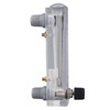 Liquid Flowmeter Panel Type Acrylic Transparent Adjustable Fluid Flow Meter