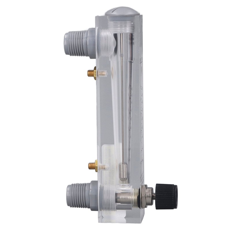 Liquid Flowmeter Panel Type Acrylic Transparent Adjustable Fluid Flow Meter