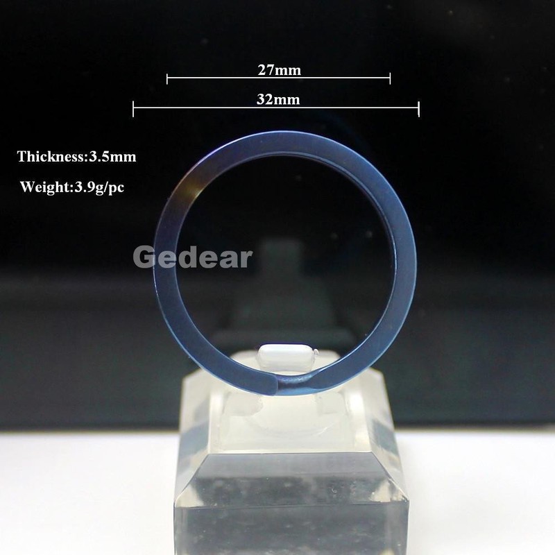 TIKING 2pcs Titanium Ti Key Chain Key Ring Split Ring