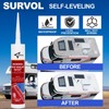 SURVOL RV Roof Sealant, Self-Leveling Lap Sealant - White, 2-Pack,