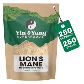 Organic Lion's Mane Powder 250g | Full-Spectrum Extract | Focus