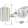 Rowrun 30W R7S J118 T3 LED Bulb Daylight White R7S