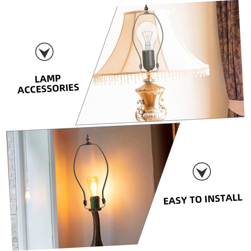 DOITOOL 2pcs Lamp Shade Harp Holders for Table Floor Lamps