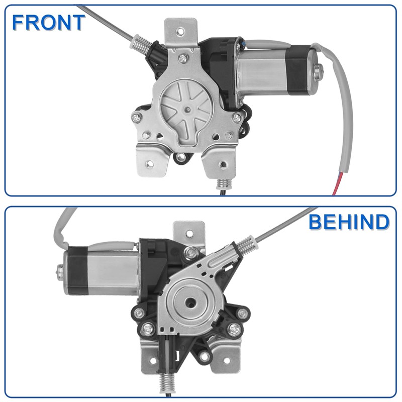 Obaee Rear Left Driver Side Power Window Regulator with Motor