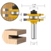 TAIWAIN 1/2" Shank Router Bit 41 PCS Frame Crown Mitered