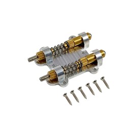 ZHOUSUFEN Tremolo Arming Adjuster Tremsetter Guitar Brass Tremolo Stopper Stabilizer Electric Guitars Tremolo Bridge System Parts, Double Shake