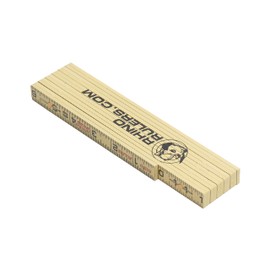 MARSHALLTOWN Rhino Rulers, Mason's Modular Spacing, Washable Fiberglass Material, Permanent Weather Resistant Scales, Ruler Type: Mason's Modular Spacing, 6648