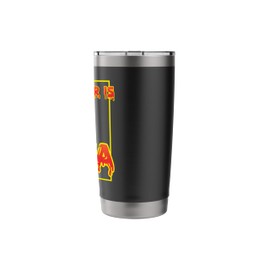 Funny The Floor is Lava Volcano - Funny Family Kids Stainless Steel Insulated Tumbler
