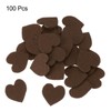 QUARKZMAN Heart Shaped Felt Pom Pom Hearts for Valentine's Day,