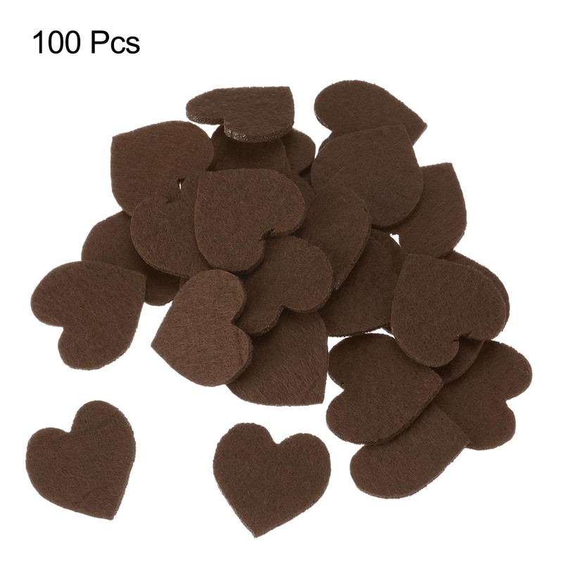QUARKZMAN Heart Shaped Felt Pom Pom Hearts for Valentine's Day,