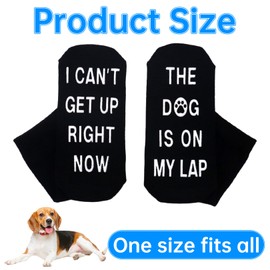 VILITI Unique Dog Dad Gifts: Calf Socks for Men, Perfect Birthday & Christmas Presents for Dad, Grandad Comfort, Father's Day Novelty Gift Options