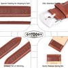 Ottoody Genuine Leather Replacement Watch Band, 0.71, 0.75, 0.79, 0.83,