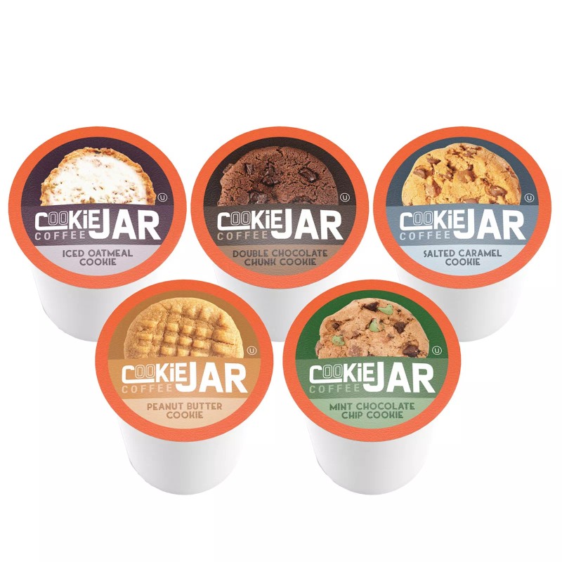 Cookie Jar Coffee Variety Pack Pods,Compatibl