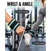 Adjustable Ankle Straps for Cable Machine Workouts – Padded Dual