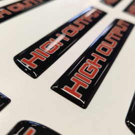 411 Decals Tremor 3D Aftermarket Replacement Fender Decals for 2023 and 2024 Ford F250 or F350 Domed Decal 2pcs / Sticker Resin Set/High Output