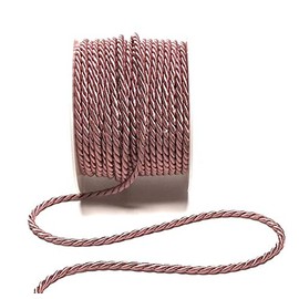 s.dekoda Cord 15 m x 4 mm Dusky Pink Twist Cord Decorative Cord