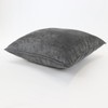 Kawashima Woven Selcom Cushion Cover Okka, Dark Gray, 17.7 x