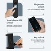 ROCKBROS Smart Bike U Lock with Fingerprint and App Control