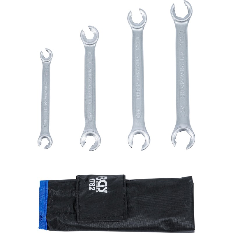 BGS 1782 Open Ring Spanner Set, Offset, Inch Sizes, Set